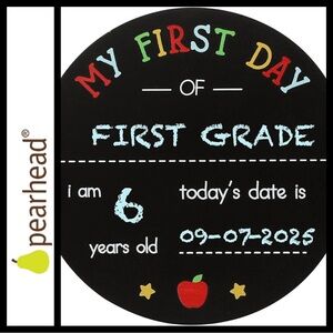 My First Day Chalkboard Sign